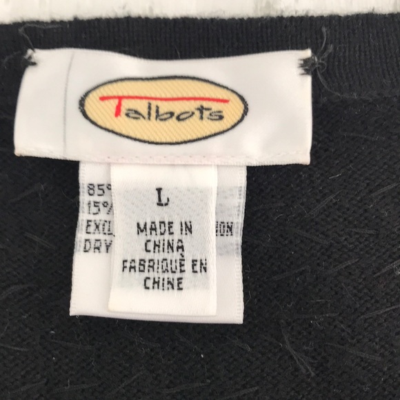 Talbots cashmere/silk blend sequined sweater - Picture 3 of 10